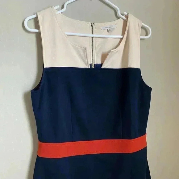 41 Hawthorn Navy Colorblock Dress Size Medium - Picture 2 of 12